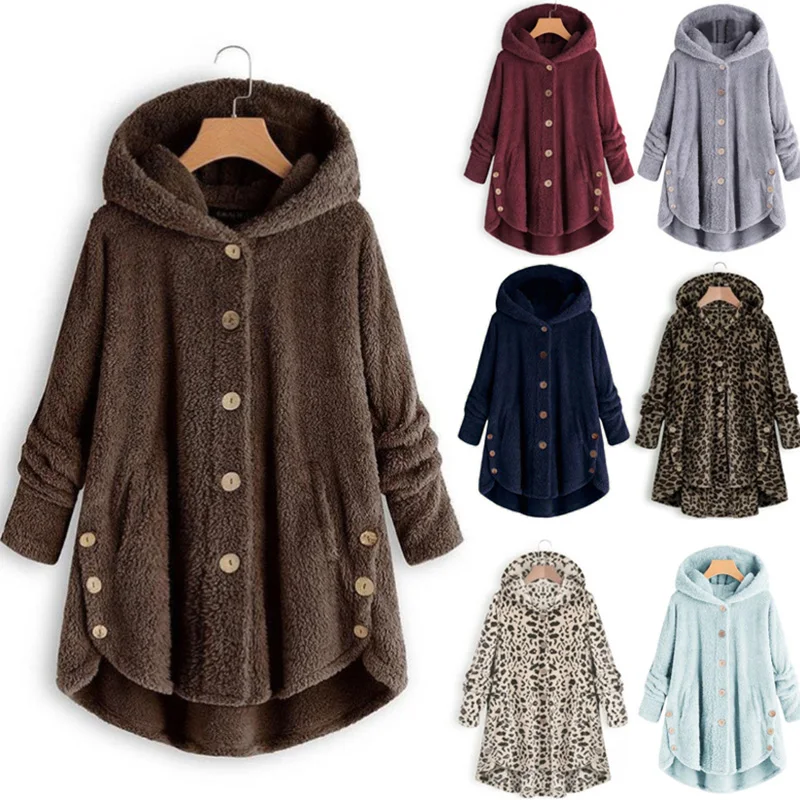 Winter Women Warm Fluffy Coat Overcoat Button Jackets Tops Outwear Loose Sweater -OPK
Winter Women Warm Fluffy Coat Overcoat Button Jackets Tops Outwear Loose Sweater -OPK