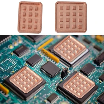 5Pcs Copper Heat Sink Adhesive Back Heatsink Cooler for VGA GPU Miniature Radiator DDR3 RAM Memory IC Chipset 4 Sizes
5Pcs Copper Heat Sink Adhesive Back Heatsink Cooler for VGA GPU Miniature Radiator DDR3 RAM Memory IC Chipset 4 Sizes