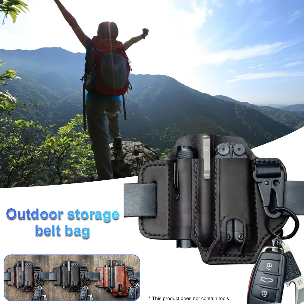 Leather Sheath for Leatherman Multitool Sheath EDC Pocket Organizer with Key Holder for Belt and Flashlight Outdoor Camping Tool
Leather Sheath for Leatherman Multitool Sheath EDC Pocket Organizer with Key Holder for Belt and Flashlight Outdoor Camping Tool