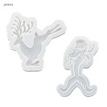JAVRICK Handmade Pendant Resin Mold DIY Baking Cake Decoration Making Silicone Molds Fish Deer Shape Crystal Epoxy Mirror Mould
JAVRICK Handmade Pendant Resin Mold DIY Baking Cake Decoration Making Silicone Molds Fish Deer Shape Crystal Epoxy Mirror Mould
