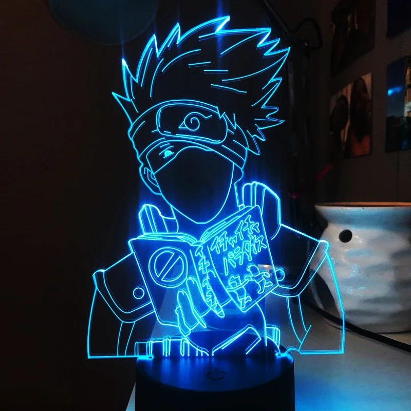 3d Night Light Japanese Anime Naruto Kakashi Hatake Icha Icha Paradaisu Figure Led Nightlight for Child Bedroom Decor Desk Lamp
3d Night Light Japanese Anime Naruto Kakashi Hatake Icha Icha Paradaisu Figure Led Nightlight for Child Bedroom Decor Desk Lamp