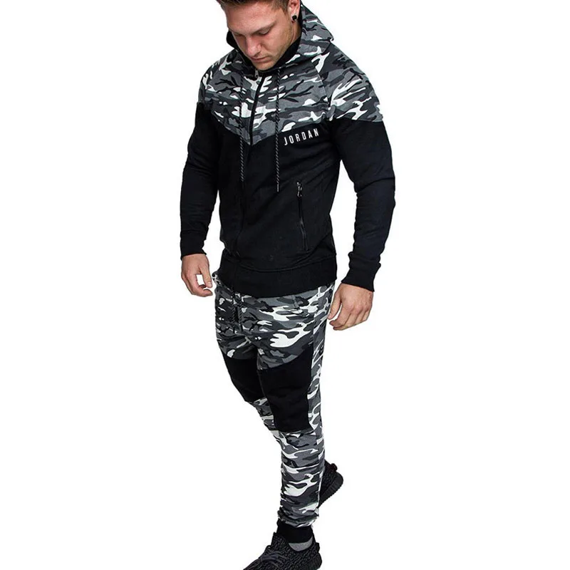 Tracksuit Man Brand Man Tracksuit 2020 Zip Running Winter Camouflage Patchwork Jogging Suit Male Men Jogging Suits Sets Hooded 
Tracksuit Man Brand Man Tracksuit 2020 Zip Running Winter Camouflage Patchwork Jogging Suit Male Men Jogging Suits Sets Hooded