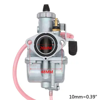 26mm Carburetor for Intake Pipe 125cc 140cc Pit Dirt Bike Motorcycle ATV Quad 124B
26mm Carburetor for Intake Pipe 125cc 140cc Pit Dirt Bike Motorcycle ATV Quad 124B