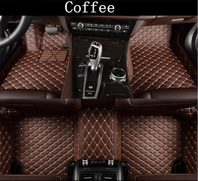 Car 3D Luxury Leather Floor Mats For 06-12 Toyota corolla 2006 2007 2008 2009 2010 2011 2012 EMS Free shipping | Автомобили и