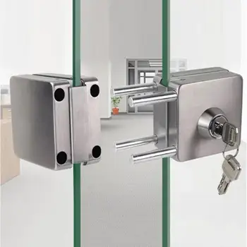 Stainless Steel Lock 10-12mm Glass Door Lock Square Double Door Open Gate Lock 3 Keys
Stainless Steel Lock 10-12mm Glass Door Lock Square Double Door Open Gate Lock 3 Keys