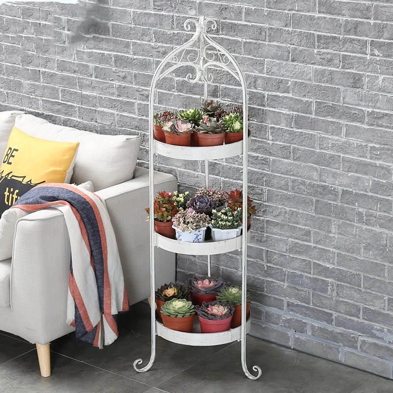 Balcony flower rack wrought iron multi-layer indoor living room green radish meat flower pot shelf round green flower shelf rack
Balcony flower rack wrought iron multi-layer indoor living room green radish meat flower pot shelf round green flower shelf rack