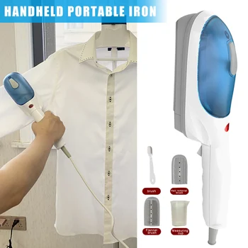 High Quality Handheld Steamer for Clothes Dual-use Hanging Flat Garment Steamer Portable Steam Iron with 2 Brushes MD88
High Quality Handheld Steamer for Clothes Dual-use Hanging Flat Garment Steamer Portable Steam Iron with 2 Brushes MD88