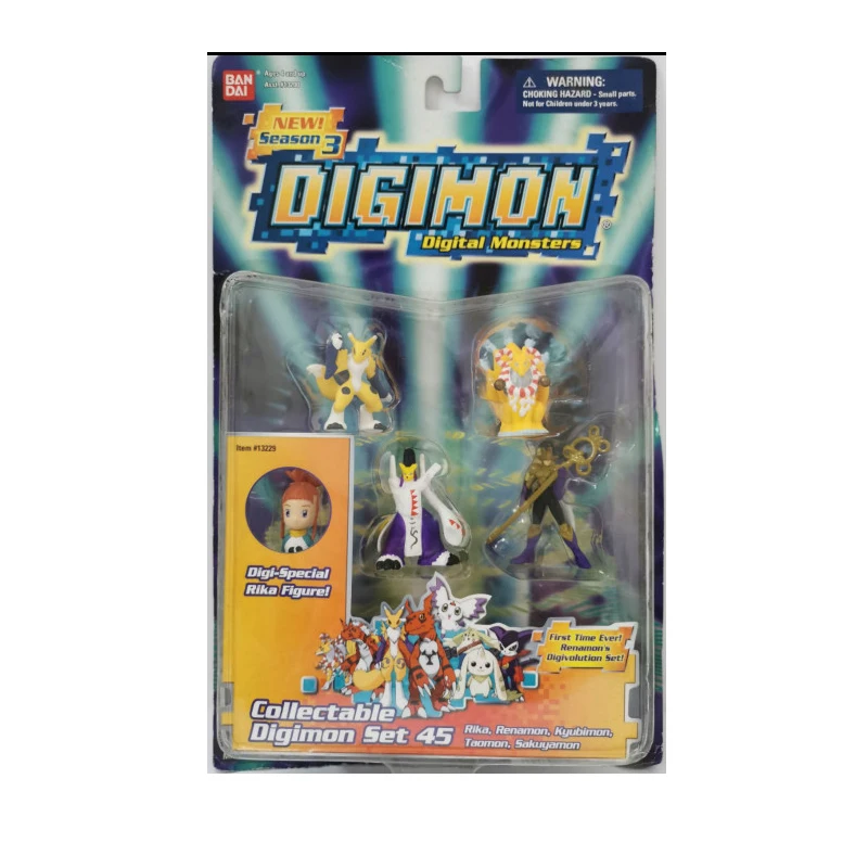 Bandai Genuine Digimon Monsters 03 Makino Ruki and Lee Jenrya Gacha Toys Suit Action Figure Model Toys
Bandai Genuine Digimon Monsters 03 Makino Ruki and Lee Jenrya Gacha Toys Suit Action Figure Model Toys