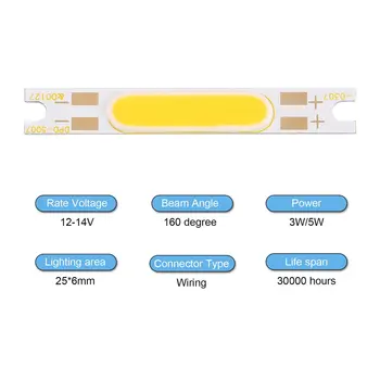 1pcs 50x7mm 5W 9V LED Light Strip COB Module Three Lights Colors Optional LightChip Bar DIY
1pcs 50x7mm 5W 9V LED Light Strip COB Module Three Lights Colors Optional LightChip Bar DIY