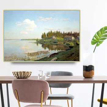 Citon Levitan Isaak Iliich《Fishing village scenery》Canvas Oil Painting Artwork Poster Picture Modern Wall Decor Home Decoration 
Citon Levitan Isaak Iliich《Fishing village scenery》Canvas Oil Painting Artwork Poster Picture Modern Wall Decor Home Decoration