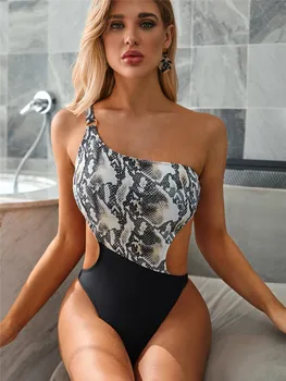Peachtan Snake print one piece swimsuit female Sexy bandage bikini 2020 High cut swimwear women Monokini Triangle bathing suit
Peachtan Snake print one piece swimsuit female Sexy bandage bikini 2020 High cut swimwear women Monokini Triangle bathing suit