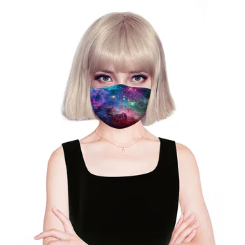 3D Space Galaxy Printing Adult Kids Face Mask Reusable Protective PM2.5 Filter Mouth Mask Anti Dust Mask Windproof Face Masks
3D Space Galaxy Printing Adult Kids Face Mask Reusable Protective PM2.5 Filter Mouth Mask Anti Dust Mask Windproof Face Masks
