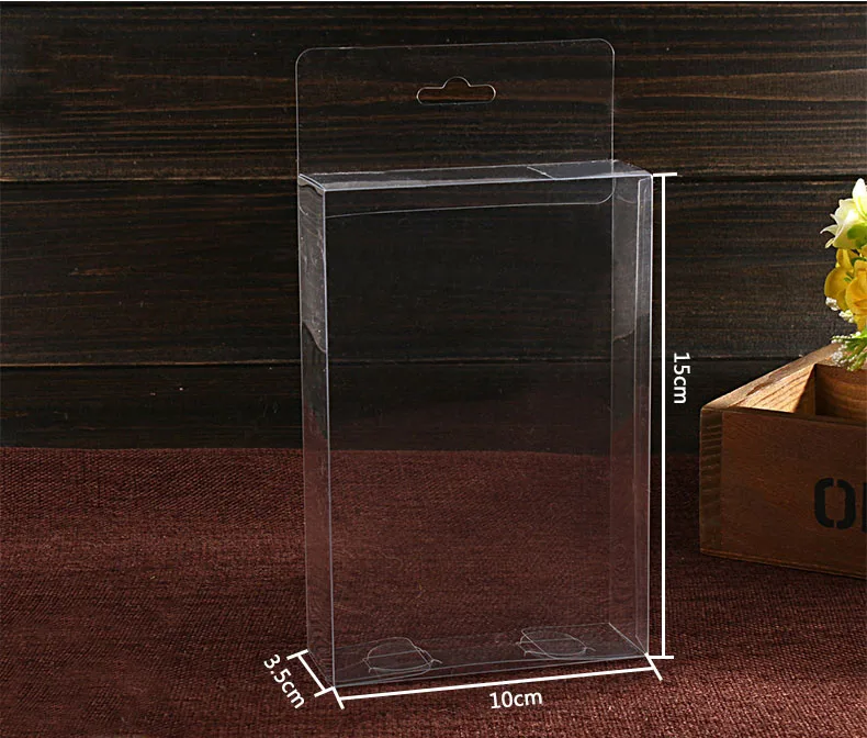 50pcs 3.5*10*15cm clear plastic pvc hook box packing boxes for gift/Phone/candy/cosmetic/craft square transparent pvc Box
50pcs 3.5*10*15cm clear plastic pvc hook box packing boxes for gift/Phone/candy/cosmetic/craft square transparent pvc Box