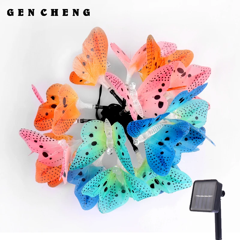 20 Butterfly Solar String Lights Blue Outdoor Flower Decorative Light for Home Patio Garden Tree solar lamps powered fiber optic
20 Butterfly Solar String Lights Blue Outdoor Flower Decorative Light for Home Patio Garden Tree solar lamps powered fiber optic