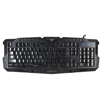 M-200 Wired Backlit LED Laser Game Keyboard 3 Colors Crack Illuminated LED Backlight USB Multimedia PC Gaming keyboard Dropship
M-200 Wired Backlit LED Laser Game Keyboard 3 Colors Crack Illuminated LED Backlight USB Multimedia PC Gaming keyboard Dropship