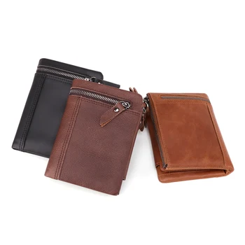 Genuine Leather Men Rfid Wallet Hasp Small and Slim Coin Pocket Purse Men Wallets Cards Holders Brand Wallets Designer Purse
Genuine Leather Men Rfid Wallet Hasp Small and Slim Coin Pocket Purse Men Wallets Cards Holders Brand Wallets Designer Purse