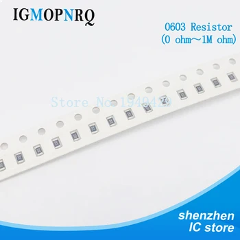 100pcs 0603 5% SMD resistor 0R ~ 10M 1/10W 0 1 1 10 100 150 220 330 470 ohm 2.2K K 100K 1 10M 0R 1R 10R 100R 150R 220R 330R 470R
100pcs 0603 5% SMD resistor 0R ~ 10M 1/10W 0 1 1 10 100 150 220 330 470 ohm 2.2K K 100K 1 10M 0R 1R 10R 100R 150R 220R 330R 470R