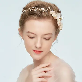 Bridal Crystal Headband with Freshwater Pearl Flower Vine Design Lady Hair Piece Artificial Pearl+Alloy 
Bridal Crystal Headband with Freshwater Pearl Flower Vine Design Lady Hair Piece Artificial Pearl+Alloy
