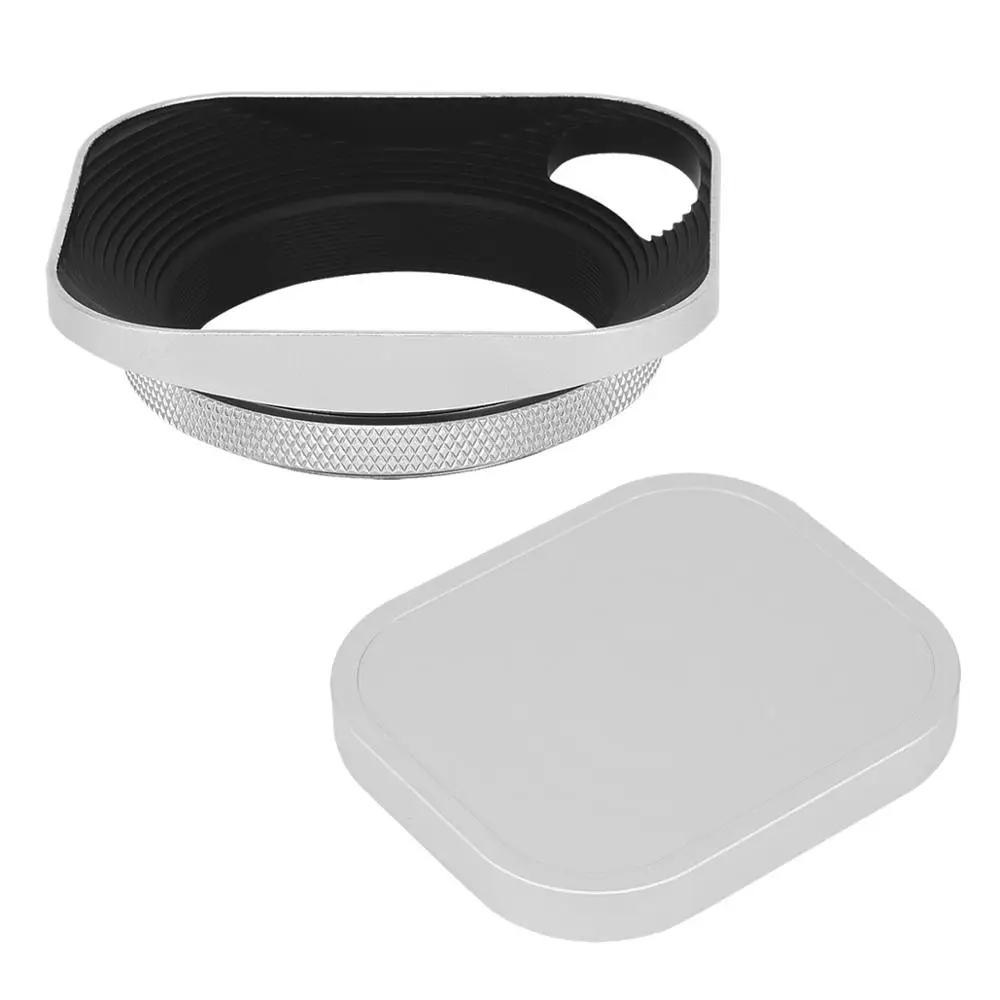 Haoge 49mm Square Screw-in Lens Hood with cap for Leica Rangefinder Camera with E49 Lens Silver
Haoge 49mm Square Screw-in Lens Hood with cap for Leica Rangefinder Camera with E49 Lens Silver