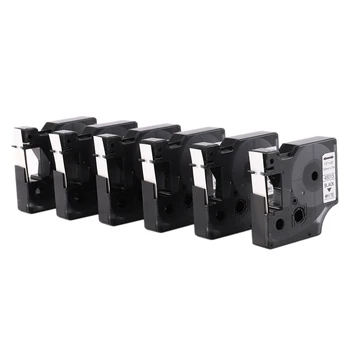 6Pcs Label Cartridge for Dymo Black on White for Dymo 12mm Compatible Label Tape Maker Printer Ribbons
6Pcs Label Cartridge for Dymo Black on White for Dymo 12mm Compatible Label Tape Maker Printer Ribbons
