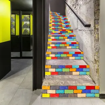 13PCS Simulation Tile Sticker 3D Brick Staircase Sticker Kitchen Decal Removable DIY Decoration Wallpaper Decal Stairs Decoratio 
13PCS Simulation Tile Sticker 3D Brick Staircase Sticker Kitchen Decal Removable DIY Decoration Wallpaper Decal Stairs Decoratio