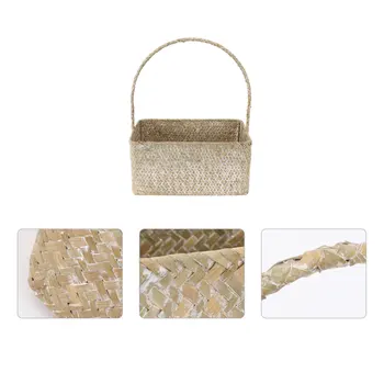 2pcs Woven Storage Basket Durable Storage Container Multifunctional Organizer for Home House
2pcs Woven Storage Basket Durable Storage Container Multifunctional Organizer for Home House