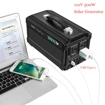 110V 500W Power Station UPS Camping Power Generator Station Portable Solar Generator Fast Charging Inverter Generator
110V 500W Power Station UPS Camping Power Generator Station Portable Solar Generator Fast Charging Inverter Generator