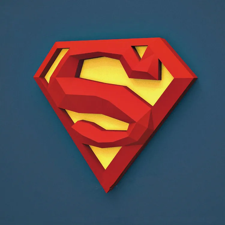 3D Paper Model Superman Logo Papercraft Home Decor Wall Decoration Puzzles Educational DIY Kids Toys Birthday Gift 756
3D Paper Model Superman Logo Papercraft Home Decor Wall Decoration Puzzles Educational DIY Kids Toys Birthday Gift 756