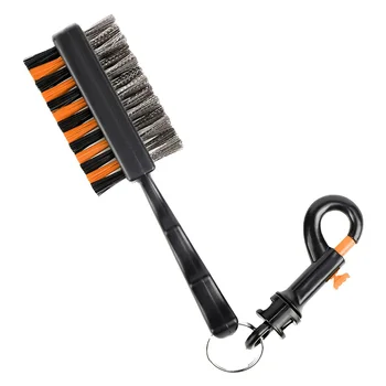 Bristles Groove Cleaner Golf Club Brush Portable Ergonomic Handle Oversized Head Tool Dual Sided Practical Ball Putter Wedge
Bristles Groove Cleaner Golf Club Brush Portable Ergonomic Handle Oversized Head Tool Dual Sided Practical Ball Putter Wedge