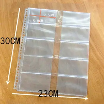 10pcs A4 Thick Loose-leaf File Sheets Core 30-hole Holder Postcard Card Business Double-sided Transparent Pocket Business C M1L7
10pcs A4 Thick Loose-leaf File Sheets Core 30-hole Holder Postcard Card Business Double-sided Transparent Pocket Business C M1L7
