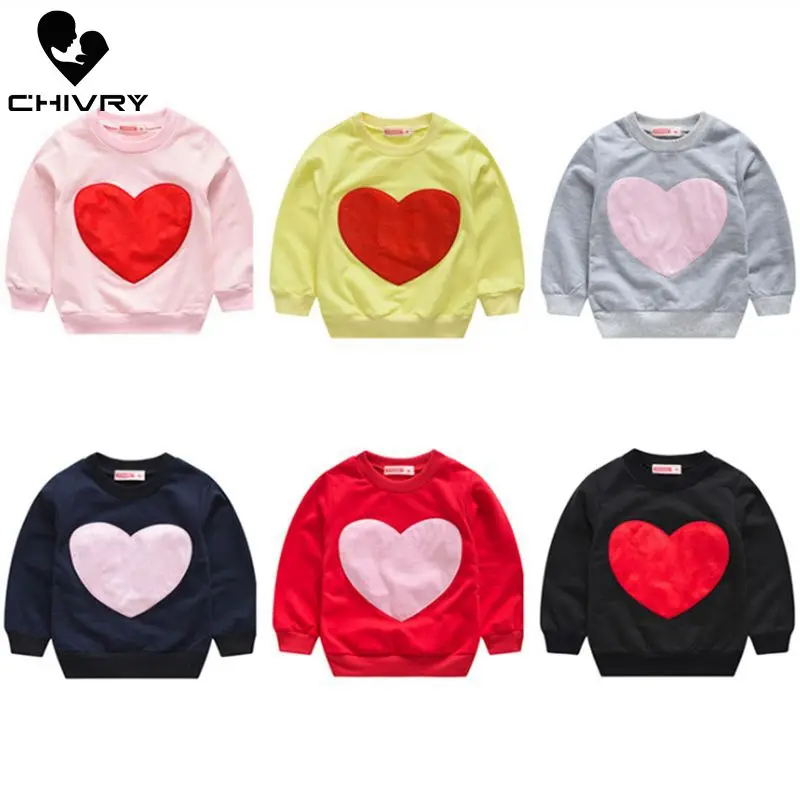 2019 Children Hoodies Sweatshirts Boys Girl Kids Heart Print Cotton Pullover Tops T-Shirt Baby Boys Casual Spring Autumn Clothes
2019 Children Hoodies Sweatshirts Boys Girl Kids Heart Print Cotton Pullover Tops T-Shirt Baby Boys Casual Spring Autumn Clothes