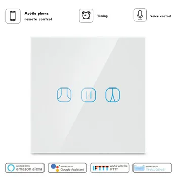 EU Smart WiFi Touch APP Graffiti Electric Curtain Switch Remote Control Scene Linkage Timing Working With Google Home Alexa
EU Smart WiFi Touch APP Graffiti Electric Curtain Switch Remote Control Scene Linkage Timing Working With Google Home Alexa
