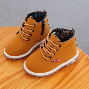 Boys Boots Baby Toddler Autumn Winter Kids Shoes PU Leather girls Martin Boots Casual Rubber Children Ankle Boots For 1-6 Years 
Boys Boots Baby Toddler Autumn Winter Kids Shoes PU Leather girls Martin Boots Casual Rubber Children Ankle Boots For 1-6 Years