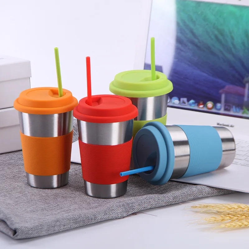 500ml 17oz Beer Cups Stainless Steel Mugs Single-layer Coffee Mug With Food Grade Silicone Cover C1244 e
500ml 17oz Beer Cups Stainless Steel Mugs Single-layer Coffee Mug With Food Grade Silicone Cover C1244 e