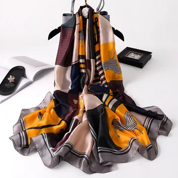 2020 Silk Scarf Women Luxury Brand Long Beach Shawls and Wraps Summer Soft Foulard Femme Echarpe Bandana Hijab Head Scarves
2020 Silk Scarf Women Luxury Brand Long Beach Shawls and Wraps Summer Soft Foulard Femme Echarpe Bandana Hijab Head Scarves