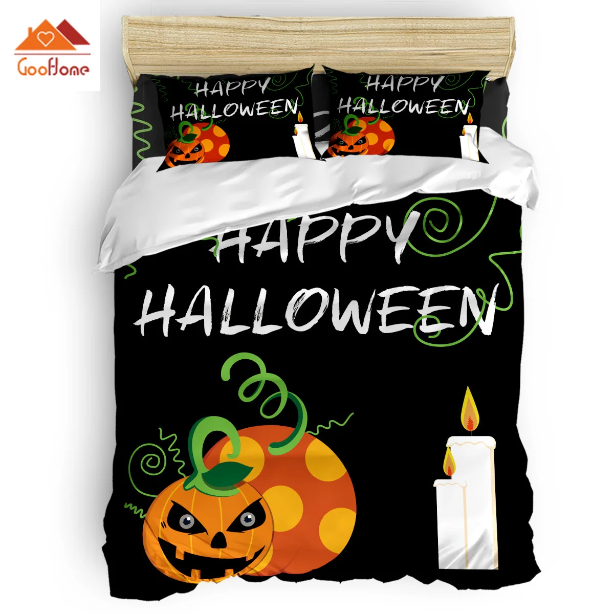 Pumpkin Halloween Duvet Cover Set Vintage Floral Art Design Collection of 3/4pcs Bedding Set Bed Sheet Pillowcases Cover Set
Pumpkin Halloween Duvet Cover Set Vintage Floral Art Design Collection of 3/4pcs Bedding Set Bed Sheet Pillowcases Cover Set