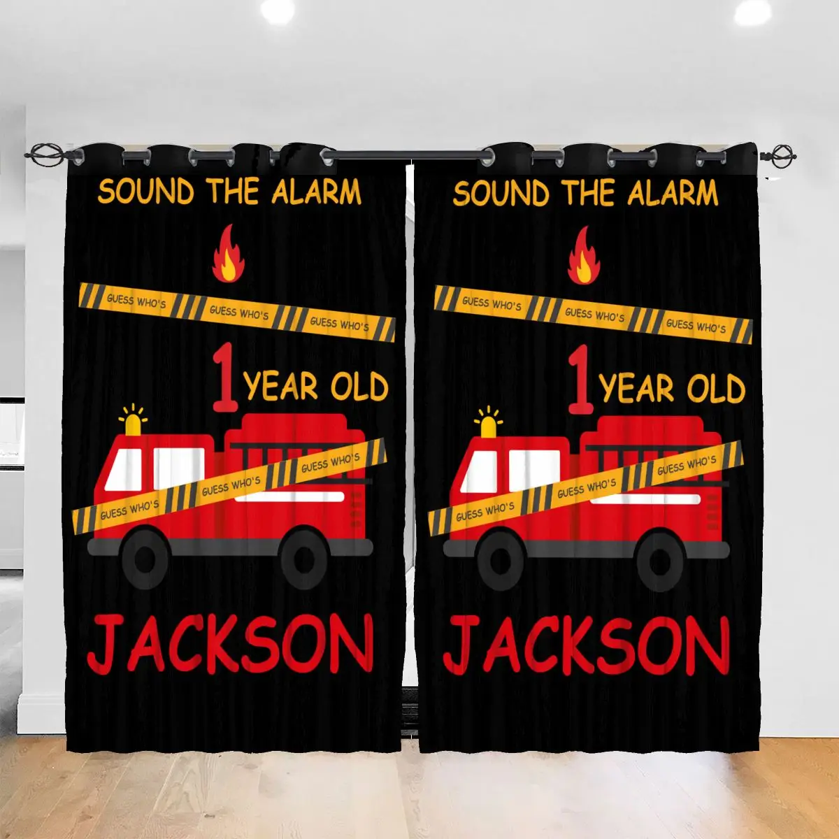 Living Room Sun Block Curtain Sound The Alarm Suppose Who's 1 Year Old Jackson Light Shading Blackout Window Curtains 52x72In
Living Room Sun Block Curtain Sound The Alarm Suppose Who's 1 Year Old Jackson Light Shading Blackout Window Curtains 52x72In