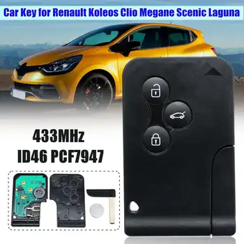 3 Button Remote Key Car Key Case ID46 PCF7947 Chip CR2032 Battery 433MHz For Renault Koleos Clio Megane Scenic Laguna
3 Button Remote Key Car Key Case ID46 PCF7947 Chip CR2032 Battery 433MHz For Renault Koleos Clio Megane Scenic Laguna