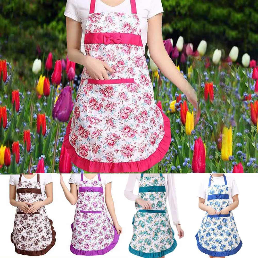 Kitchen Apron Bowknot Flower Pattern Woman Adult Bibs Home Cooking Baking Coffee Shop Cleaning Aprons Kitchen Accessories
Kitchen Apron Bowknot Flower Pattern Woman Adult Bibs Home Cooking Baking Coffee Shop Cleaning Aprons Kitchen Accessories