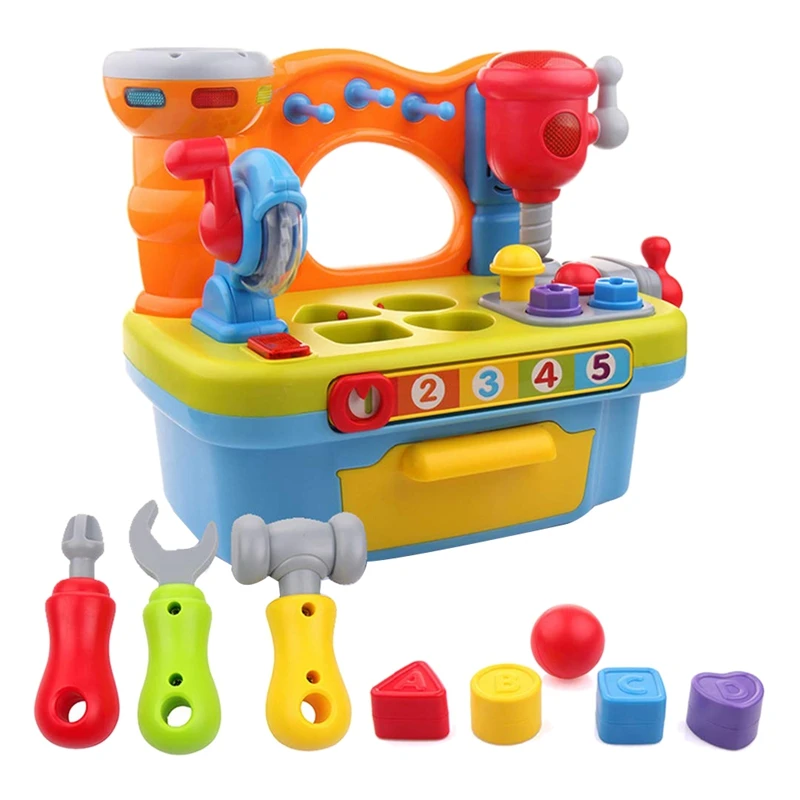 Multi-Tool Table Small Engineer Tool Workbench Education Shape Sorter Nut Combination Disassembly Boy Children'S Educational Toy
Multi-Tool Table Small Engineer Tool Workbench Education Shape Sorter Nut Combination Disassembly Boy Children'S Educational Toy