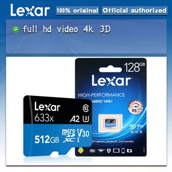 Lexar 633x Micro SD Card Gopro Memory Card Micro SD 512gb Memory Card Flash Card High-Performance 633x MicroSDHC UHS-I cards
Lexar 633x Micro SD Card Gopro Memory Card Micro SD 512gb Memory Card Flash Card High-Performance 633x MicroSDHC UHS-I cards