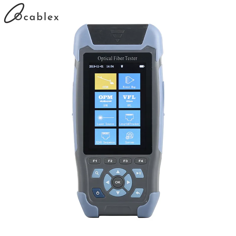 Mini-Pro OTDR Optical Reflectometer 9 functions in 1 device OPM OLS VFL Event Map RJ45 Ethernet Cable Tracker
Mini-Pro OTDR Optical Reflectometer 9 functions in 1 device OPM OLS VFL Event Map RJ45 Ethernet Cable Tracker