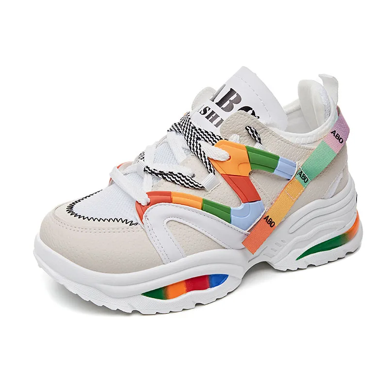 Chunky Fashion Women Casual Shoes 2019 Womens Platform Sneakers Ladies Trend Thick Sole Black White Breathable Sapato Feminino
Chunky Fashion Women Casual Shoes 2019 Womens Platform Sneakers Ladies Trend Thick Sole Black White Breathable Sapato Feminino