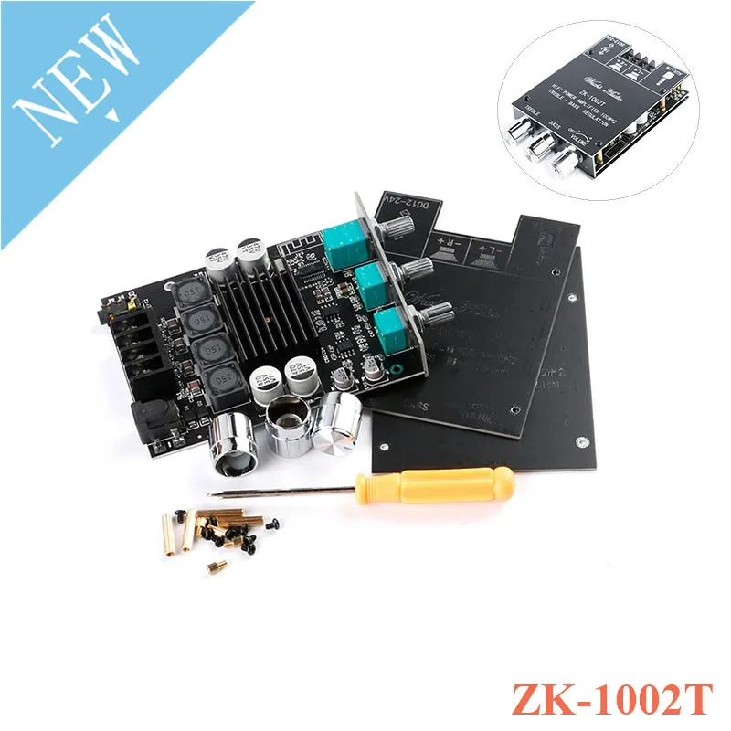 ZK-1002T TPA3116D2 Bluetooth-совместимая 5,0 Плата усилителя сабвуфера 2*100 Вт 2,0 канала Высокая мощность аудио стерео Бас AMP модуль
ZK-1002T TPA3116D2 Bluetooth-совместимая 5,0 Плата усилителя сабвуфера 2*100 Вт 2,0 канала Высокая мощность аудио стерео Бас AMP модуль