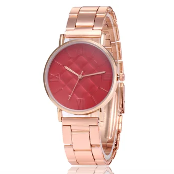 Fashion Ladies Quartz Watch Girl Rose Gold Stainless Steel Strap Simple Solid Red Pattern Alloy Dial Watches For Women Gift
Fashion Ladies Quartz Watch Girl Rose Gold Stainless Steel Strap Simple Solid Red Pattern Alloy Dial Watches For Women Gift