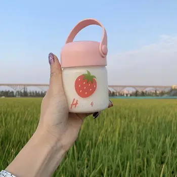 Portable Glass Water Bottle Cute Mini Transparent Strawberry Kids Simple Water Bottle Outdoor Milk Girl Botella Drinkware AD50WB
Portable Glass Water Bottle Cute Mini Transparent Strawberry Kids Simple Water Bottle Outdoor Milk Girl Botella Drinkware AD50WB