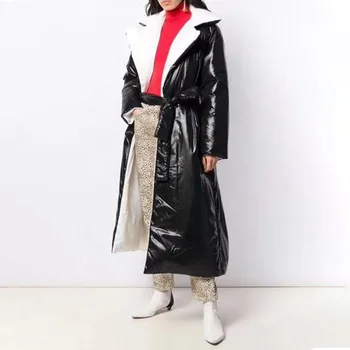 2019 Winter New Style Fashionable Both Sides Wear Women Jacket Tie-wrap Full-length Parkas Coat Women 
2019 Winter New Style Fashionable Both Sides Wear Women Jacket Tie-wrap Full-length Parkas Coat Women