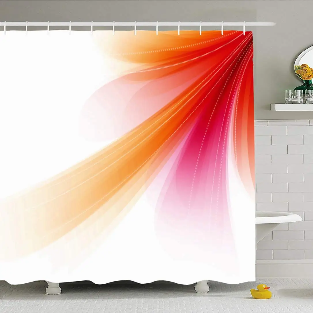 Shower Curtain Set with Hooks 72x78 Artistic Petals Contemporary Red Magenta Graphic Wavy Curve Digital Texture Abstract Soft
Shower Curtain Set with Hooks 72x78 Artistic Petals Contemporary Red Magenta Graphic Wavy Curve Digital Texture Abstract Soft