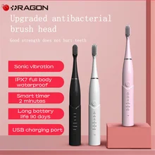 Sonic Electric Toothbrush Adult IPX7 Waterproof Ultrasonic Replacement Heads Fast Charging Automatic Electronic Tooth Brush
Sonic Electric Toothbrush Adult IPX7 Waterproof Ultrasonic Replacement Heads Fast Charging Automatic Electronic Tooth Brush
