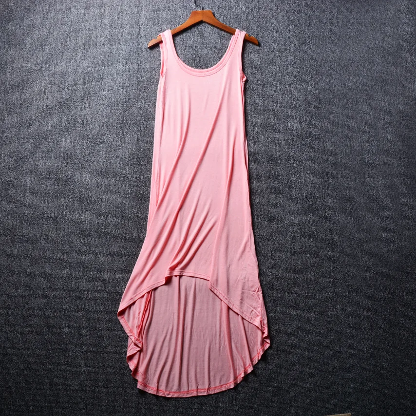 Korean-style Modal Swallow Tail Dress Long Skirts Front Short Long Back Sundress Loose And Plus-sized Base Skirt
Korean-style Modal Swallow Tail Dress Long Skirts Front Short Long Back Sundress Loose And Plus-sized Base Skirt